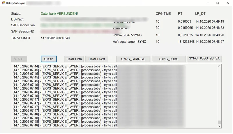 BakerySuite Connect: Synchronisation von Chargen und Aufträgen mit SAP Business One